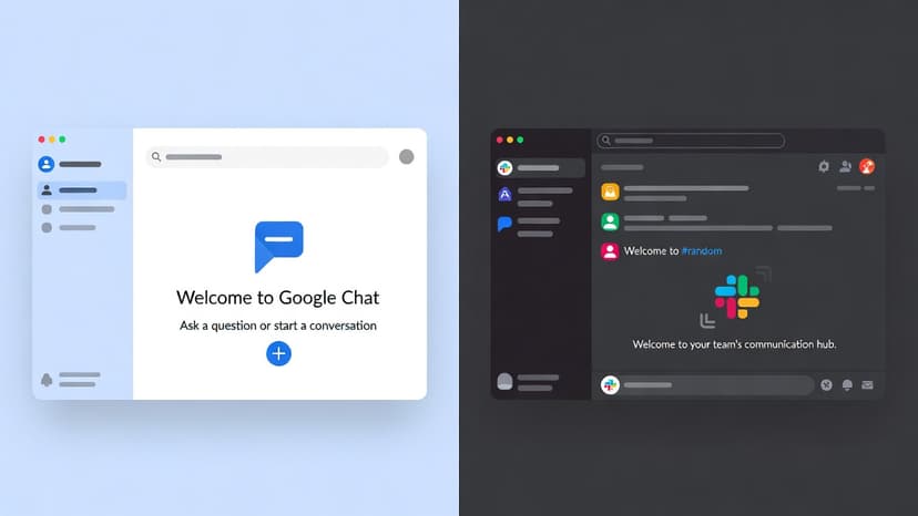 Google Chat vs Slack usability