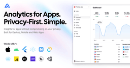 Aptabase • Analytics for Mobile, Desktop and Web apps logo
