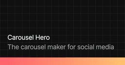 Carousel Hero logo