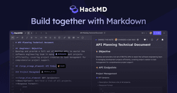 HackMD: Your Collaborative Markdown Workspace for Knowledge Sharing logo