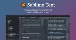 Sublime Text - the sophisticated text editor for code, markup and prose logo