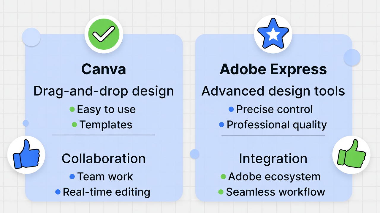 Canva vs Adobe Express